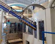 Complete PET filling line for sparkling water - SIDEL - SBO 20 COMBI Isobaric 