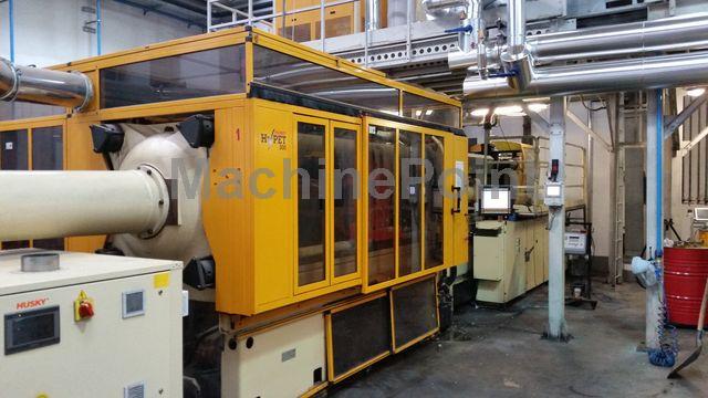 Injection moulding machine for PET preforms - HUSKY - HyPET 300 P100/110 E 120