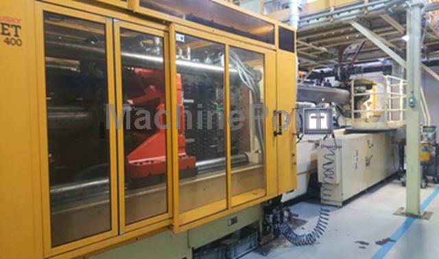 Injection moulding machine for PET preforms - HUSKY - HYPET 400 HPP P120/130 E140LL
