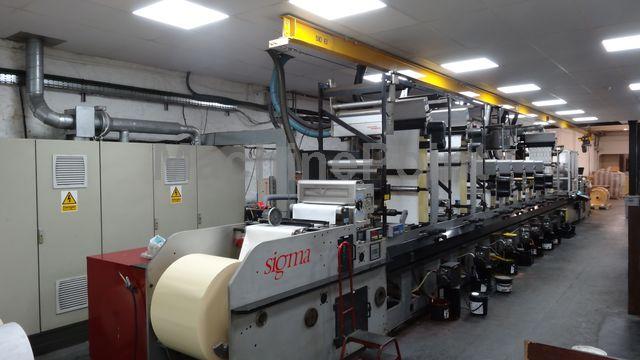 Label flexo printing machines - EDALE - Sigma 510