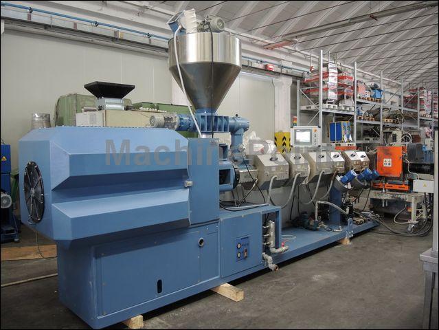 Twin-screw extruder for PE/PP - BAUSANO - MD 90/36D Plus