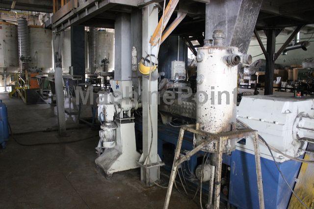 Twin-screw extruder for PE/PP compounds - BANDERA -  2CV.70-HT/41D 