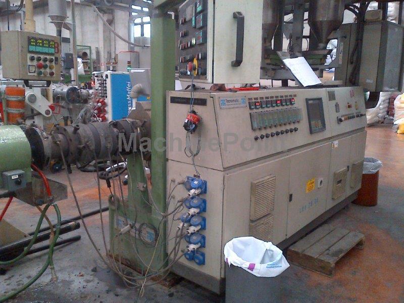 Extrusion line for PE/PP pipes - TECNOMATIC - LC1-75.30