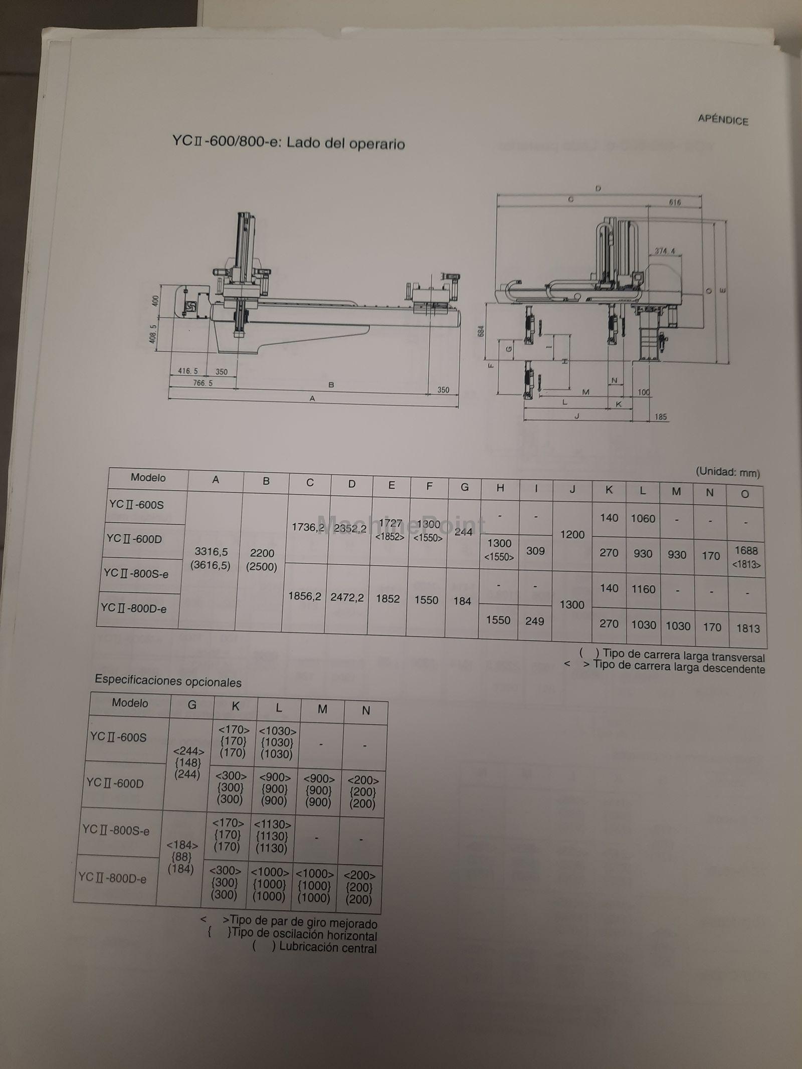 YUSHIN - YC II - 600S - 30 - 15.5 - Maszyna używana