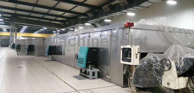 DMT - BOPP complete extrusión line – Film width 6 800 mm on winder
2 450 kg/h of co extruded film 3 layers A – B – C
Thickness range 15 – 60 mm - Maszyna używana
