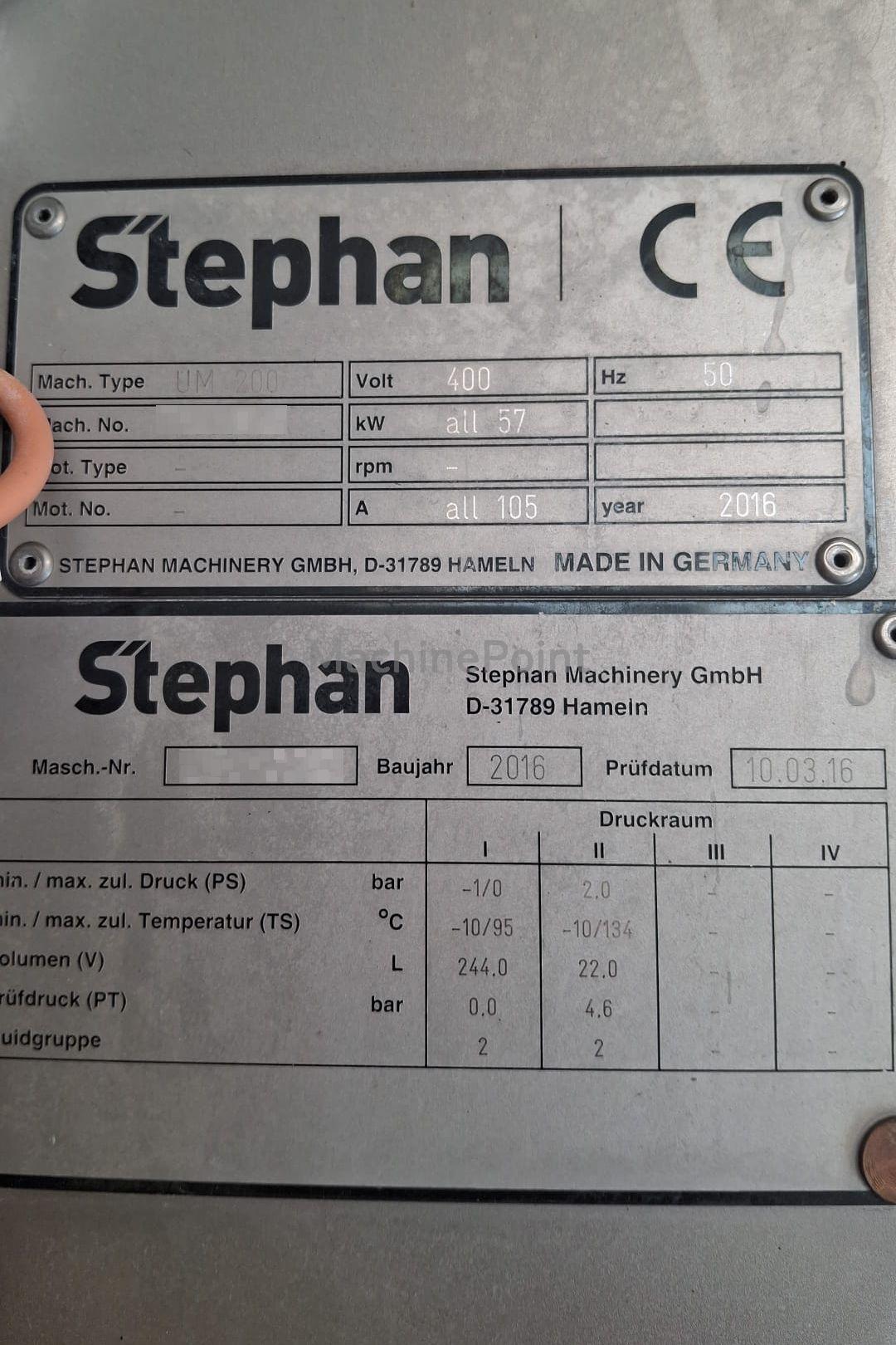 STEPHAN MACHINERY GMBH  - UM 200 - Maquinaria usada