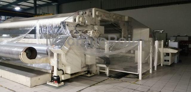 DMT - BOPP complete extrusión line – Film width 6 800 mm on winder
2 450 kg/h of co extruded film 3 layers A – B – C
Thickness range 15 – 60 mm - Maszyna używana