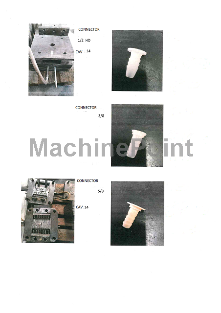  - Moulds for Bathroom/Shower - Used machine