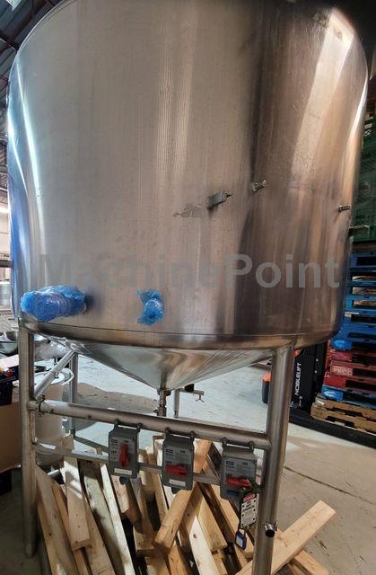  - steamed jacketed processor done top cone bottom s/s 1,188 gallon  - 二手机械