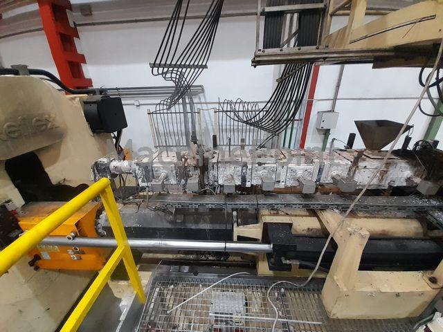 HUSKY - Q2350 P185/140 inline compounder ZSK 70 - Used machine