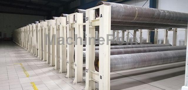 DMT - BOPP complete extrusión line – Film width 6 800 mm on winder
2 450 kg/h of co extruded film 3 layers A – B – C
Thickness range 15 – 60 mm - Maszyna używana