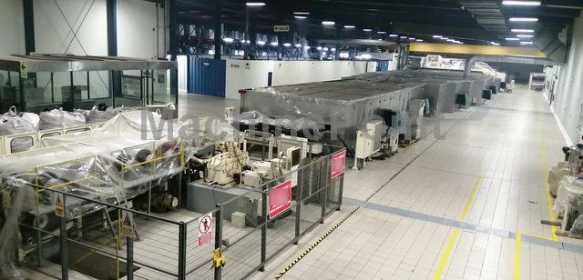 DMT - BOPP complete extrusión line – Film width 6 800 mm on winder
2 450 kg/h of co extruded film 3 layers A – B – C
Thickness range 15 – 60 mm - Maszyna używana