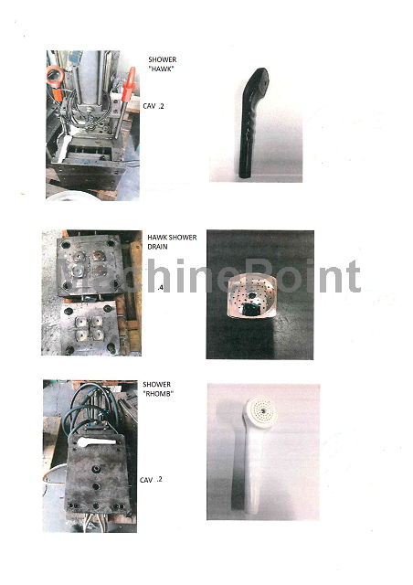  - Moulds for Bathroom/Shower - Used machine