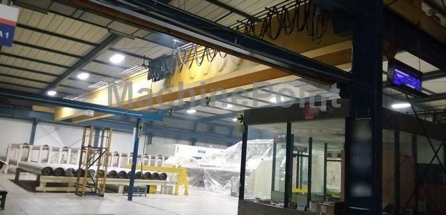 DMT - BOPP complete extrusión line – Film width 6 800 mm on winder
2 450 kg/h of co extruded film 3 layers A – B – C
Thickness range 15 – 60 mm - Maszyna używana